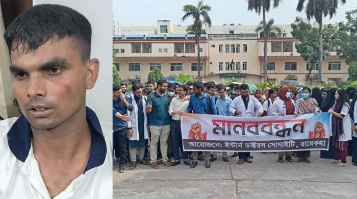 রামেকে রোগীর মৃত্যুকে কেন্দ্র করে সংঘর্ষ: দুই ভাই আটক, ইন্টার্নদের ২৪ ঘণ্টার কর্মবিরতি