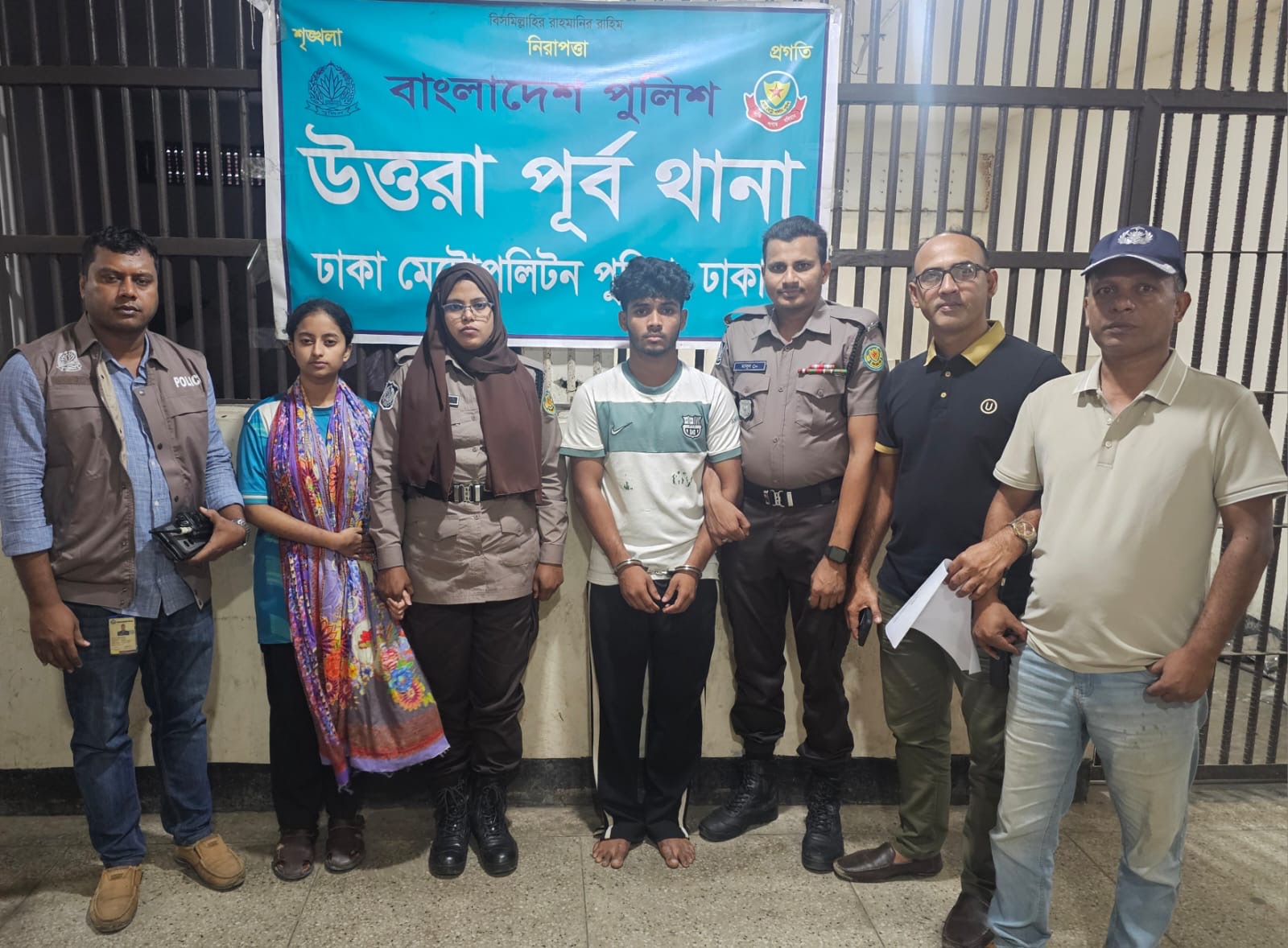 উত্তরায় স্কুলছাত্রী অপহরনের ২৪ ঘণ্টার মধ্যে মূল আসামি গ্রেপ্তার করেছে পুলিশ - প্রভাতী নিউজ 