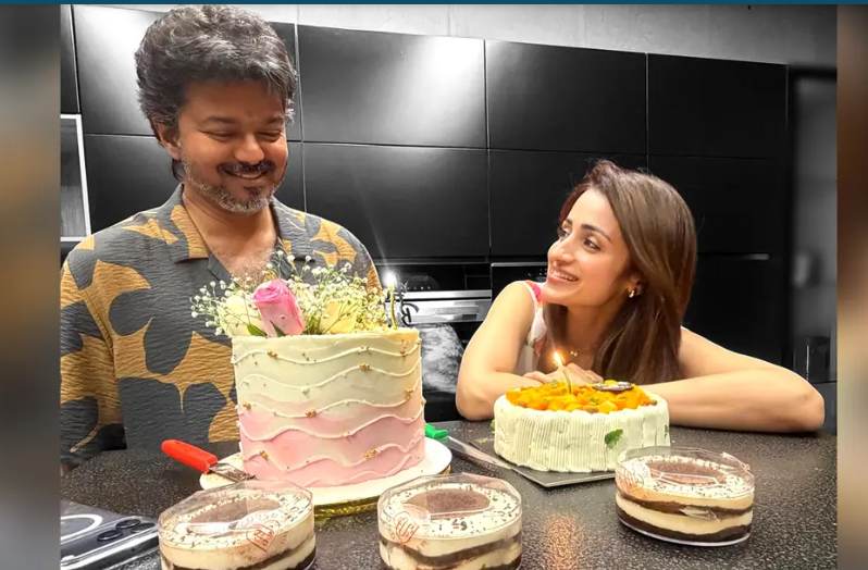 ভাঙনের গুঞ্জন উড়ে গেল বিজয়-তৃষার বিশেষ ছবির ঝড়ে